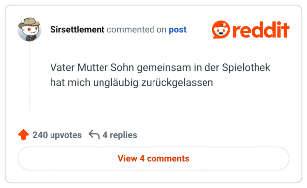 Vater Mutter Sohn gemeinsam in der Spielothek hat mich ungläubig zurückgelassen