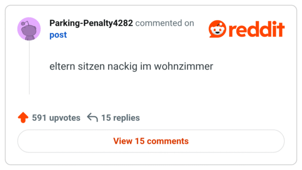 eltern sitzen nackig im wohnzimmer