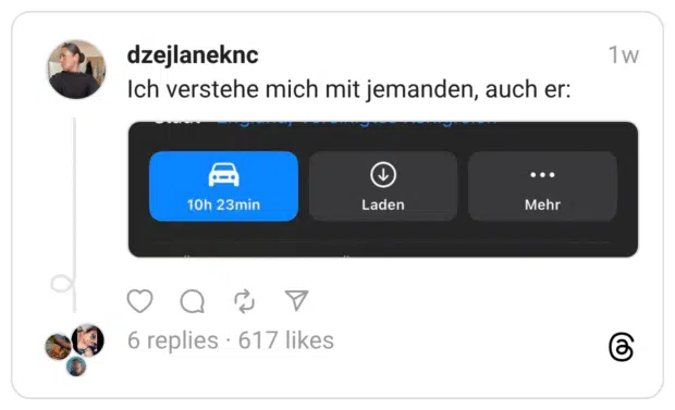 Ich verstehe mich mit jemanden, auch er: