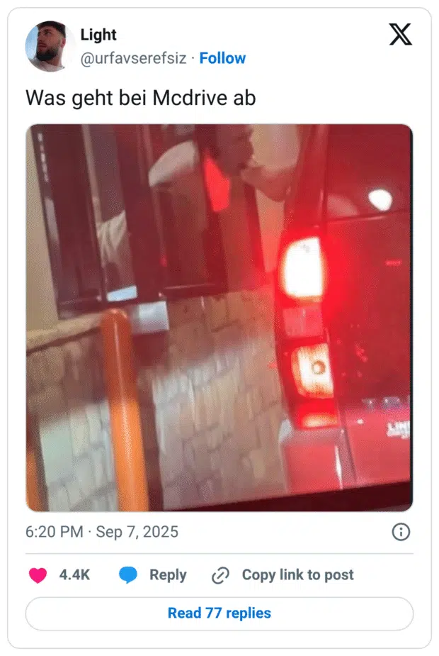 Was geht bei Mcdrive ab