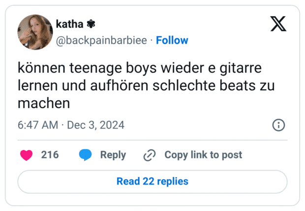 können teenage boys wieder e gitarre lernen und aufhören schlechte beats zu machen