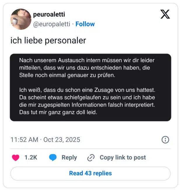 ich liebe personaler