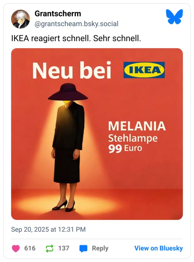 IKEA reagiert schnell. Sehr schnell.