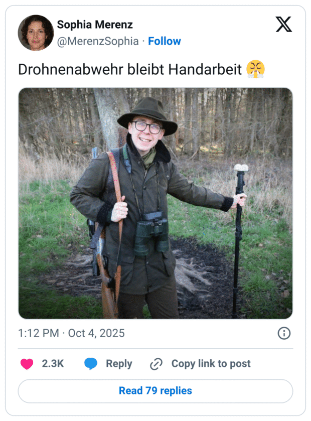 Drohnenabwehr bleibt Handarbeit