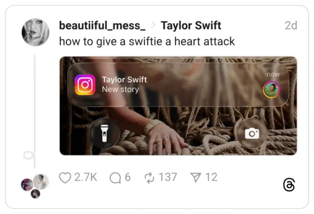 how to give a swiftie a heart attack