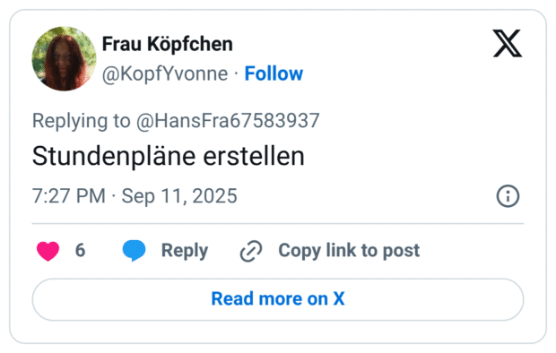 Stundenpläne erstellen