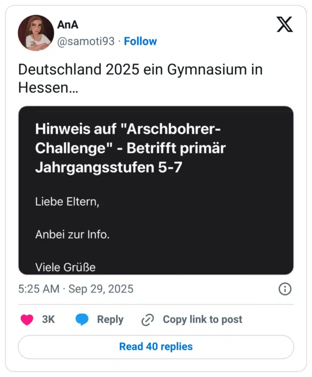 Deutschland 2025 ein Gymnasium in Hessen…