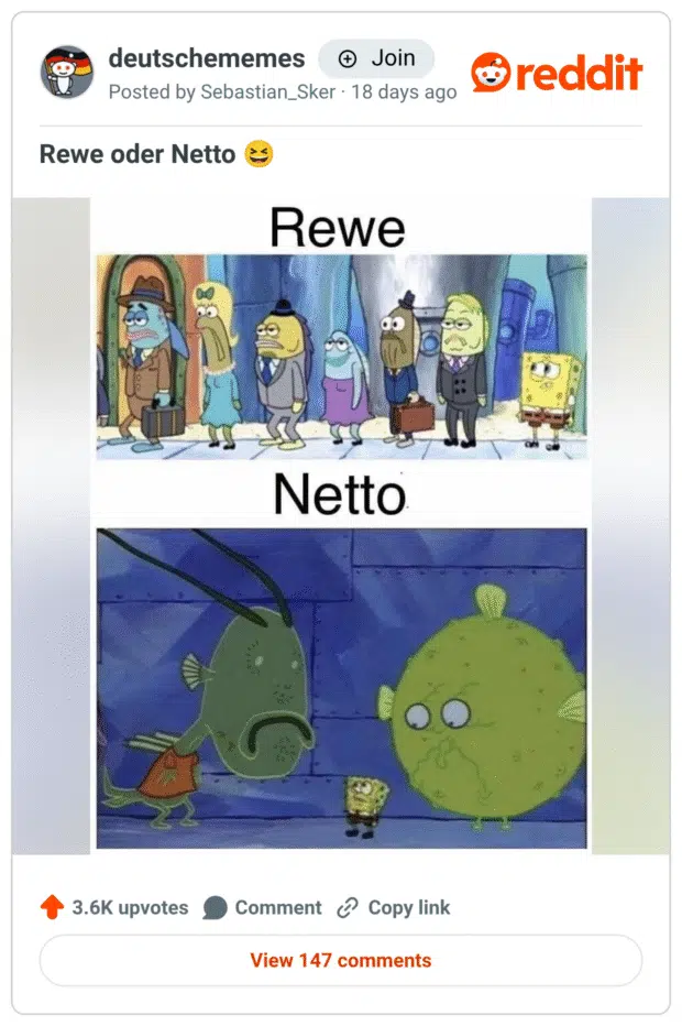 Rewe oder Netto 😆
