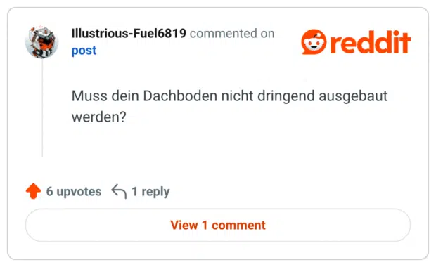 Muss dein Dachboden nicht dringend ausgebaut werden?