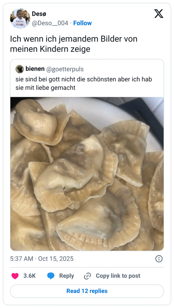 Ich wenn ich jemandem Bilder von meinen Kindern zeige