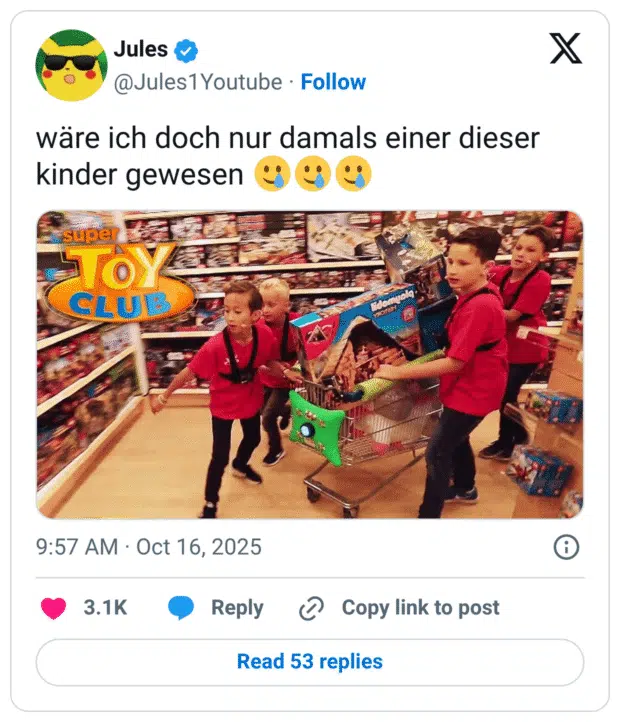 wäre ich doch nur damals einer dieser kinder gewesen
