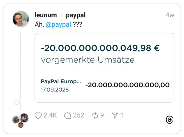 Äh, @paypal ???