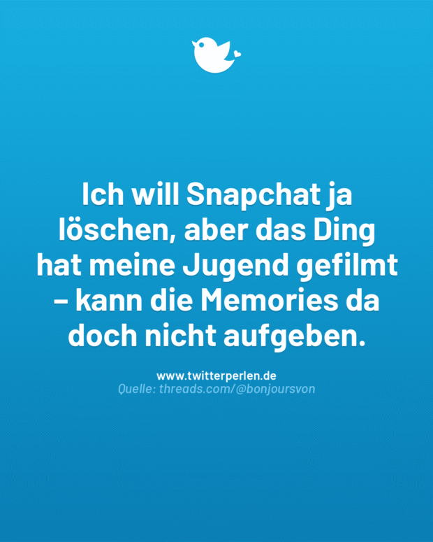Ich will Snapchat ja löschen, aber das Ding hat meine Jugend gefilmt – kann die Memories da doch nicht aufgeben.