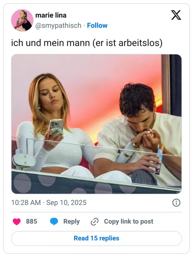 ich und mein mann (er ist arbeitslos)