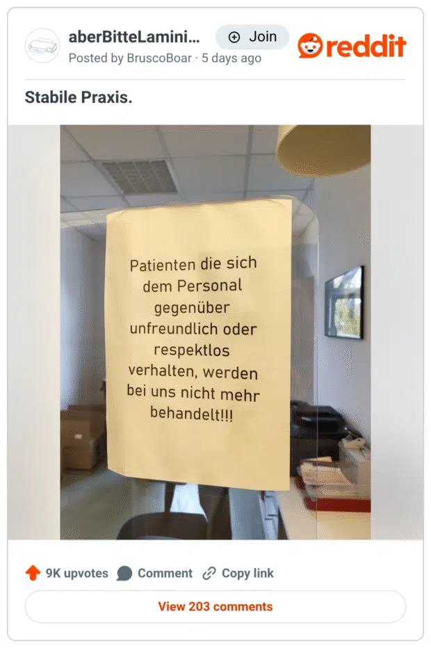 stabile Praxis