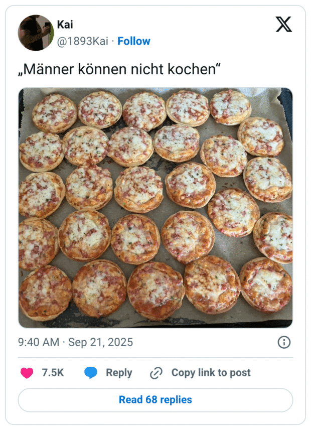 Männer können nicht kochen