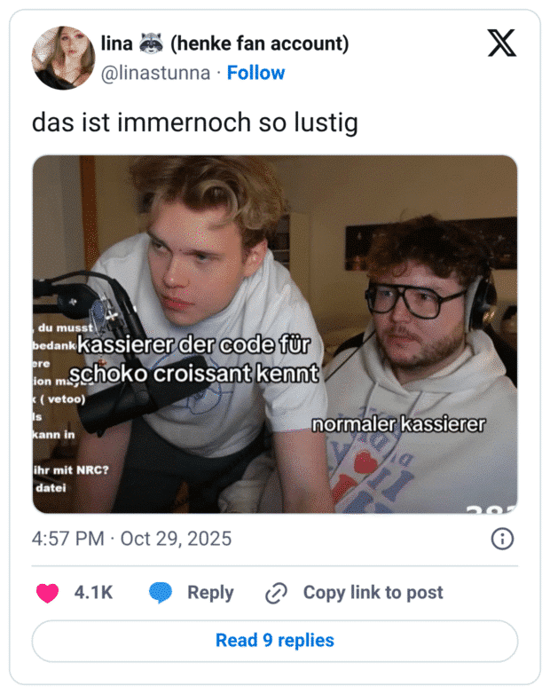 das ist immernoch so lustig