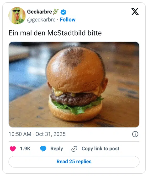 Ein mal den McStadtbild bitte