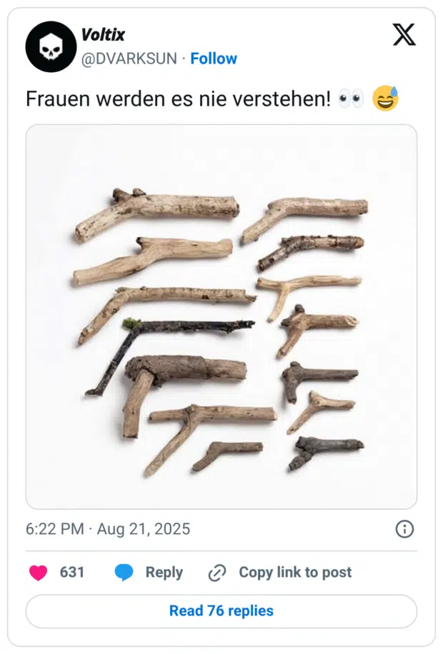 Frauen werden es nie verstehen! :eyes: :verschwitztes_lachen: