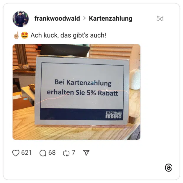 ☝🏼🤩 Ach kuck, das gibt's auch!