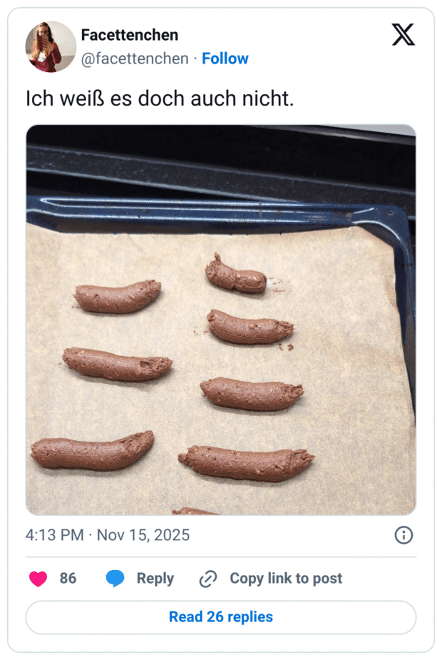 Ich weiß es doch auch nicht.