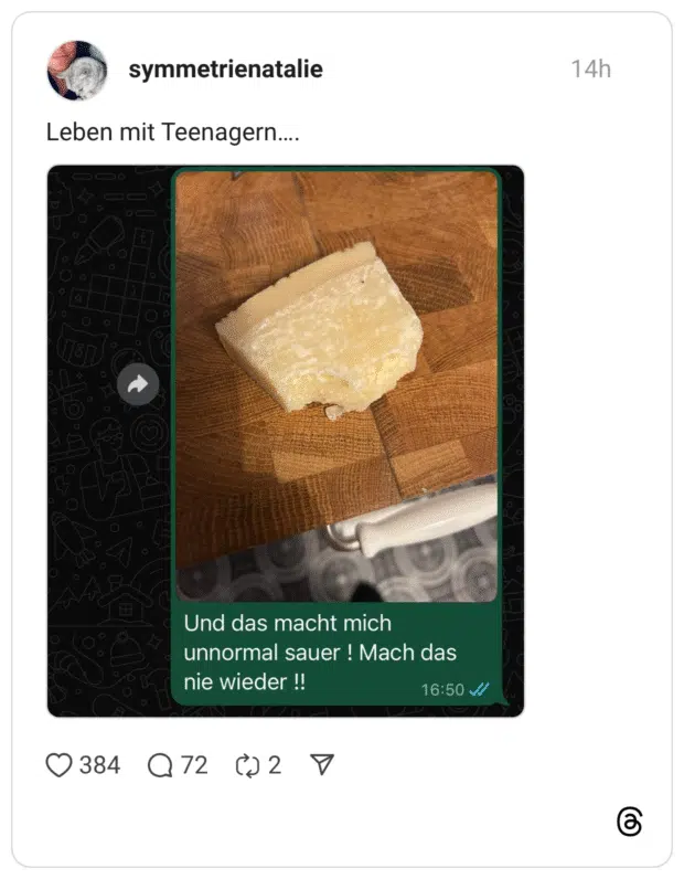 Leben mit Teenagern….