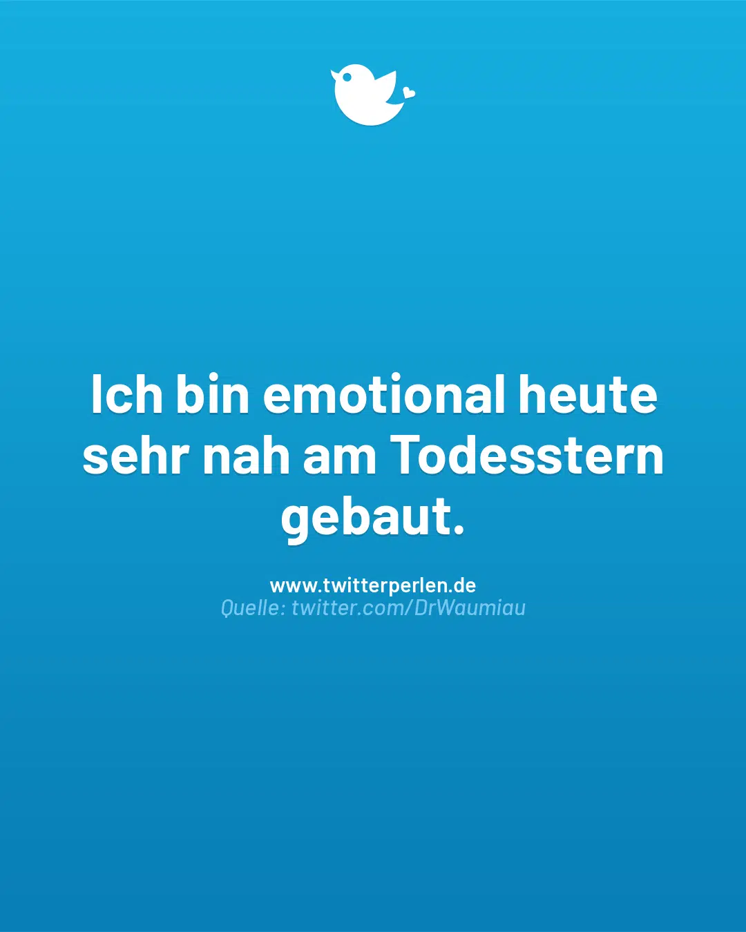 Ich bin emotional heute sehr nah am Todesstern gebaut.