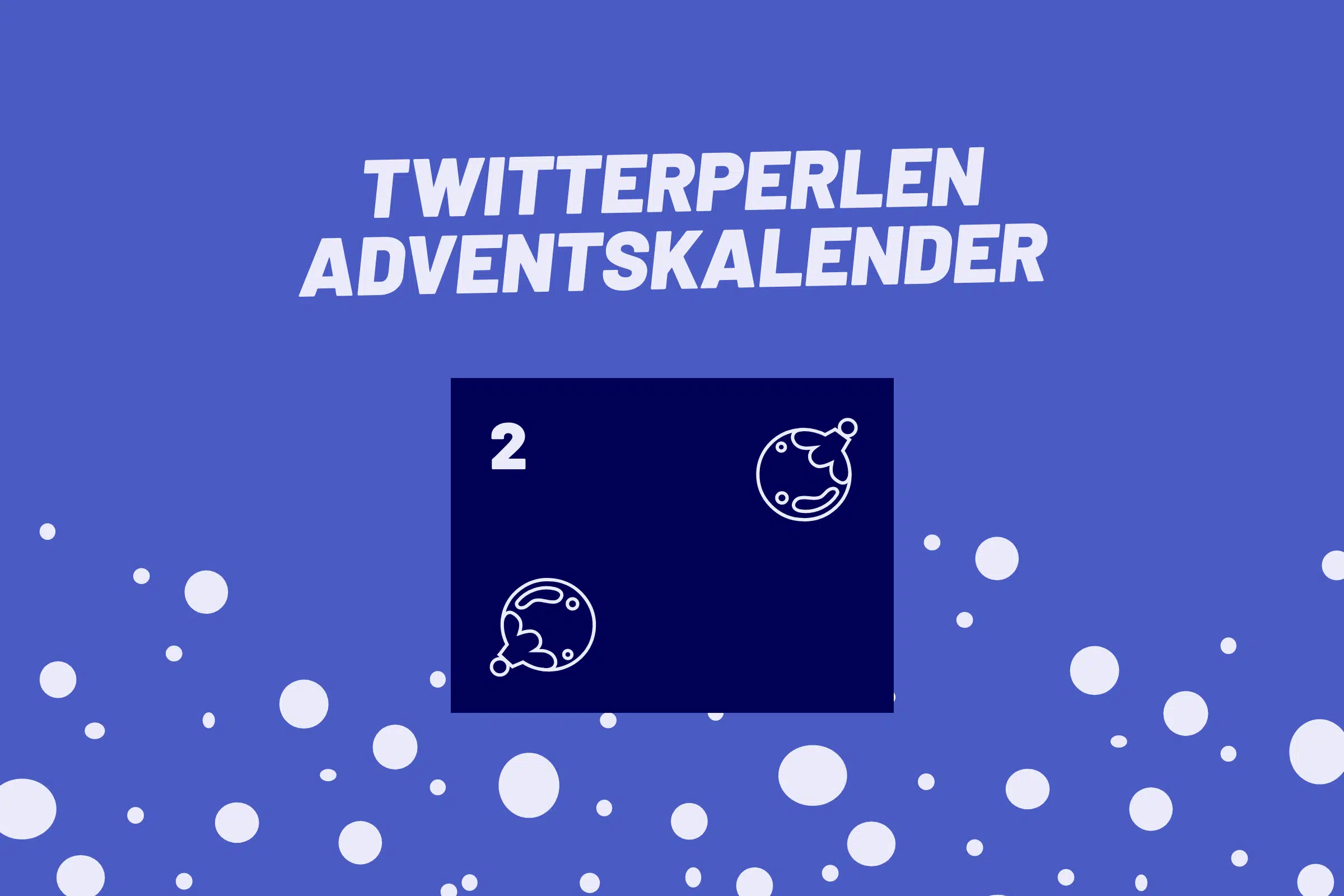 Der Twitterperlen-Adventskalender 2024: Tür 2