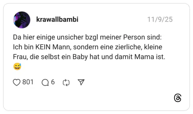 Da hier einige unsicher bzgl meiner Person sind: Ich bin KEIN Mann, sondern eine zierliche, kleine Frau, die selbst ein Baby hat und damit Mama ist