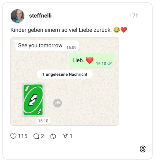 Kinder geben einem so viel Liebe zurück.