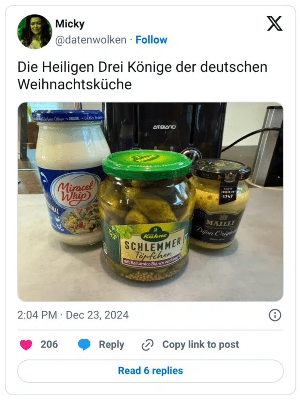 Die Heiligen Drei Könige der deutschen Weihnachtsküche