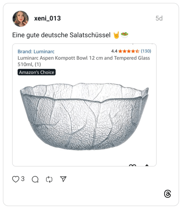 Eine gute deutsche Salatschüssel 🤘🥗