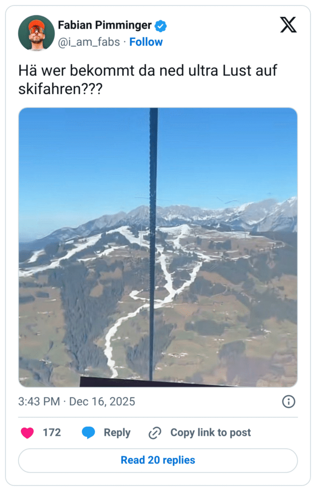 Hä wer bekommt da ned ultra Lust auf skifahren???