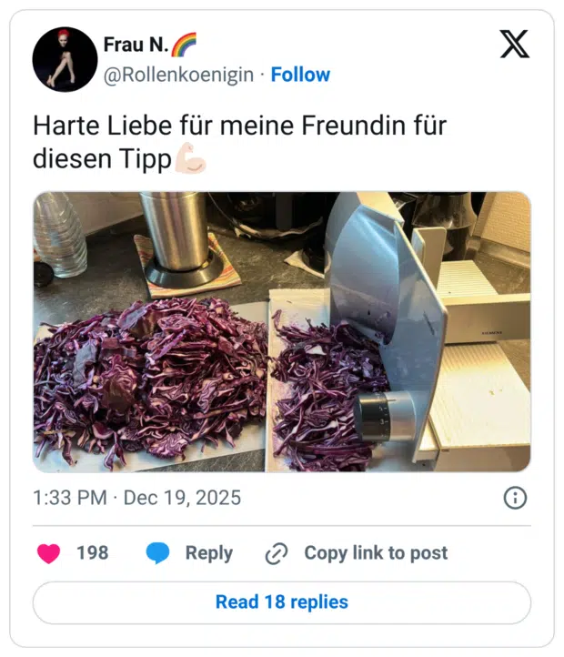 Harte Liebe für meine Freundin für diesen Tipp💪🏻