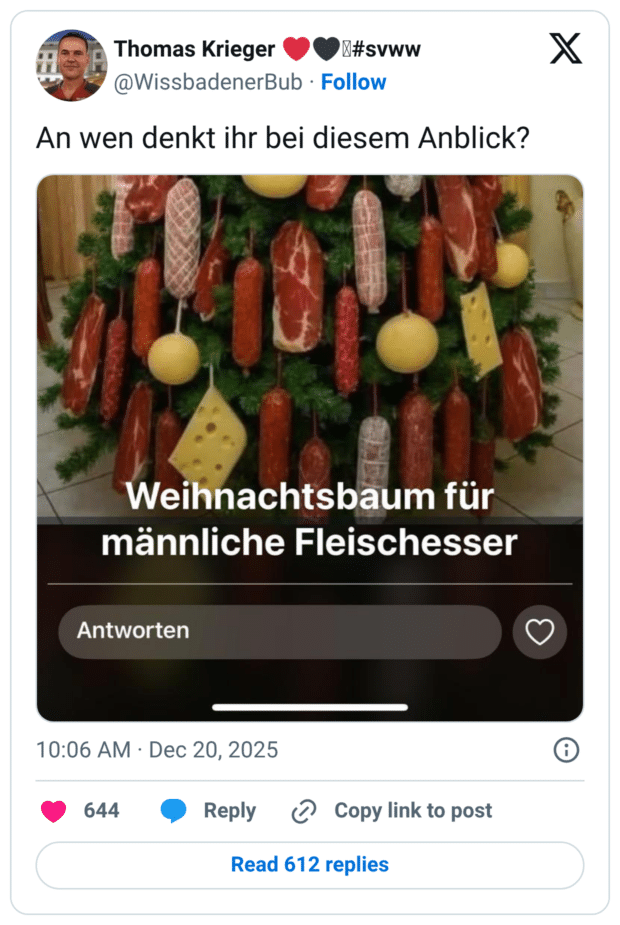 An wen denkt ihr bei diesem Anblick?