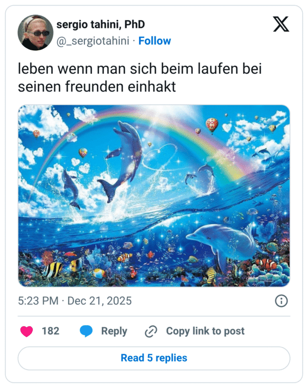leben wenn man sich beim laufen bei seinen freunden einhakt