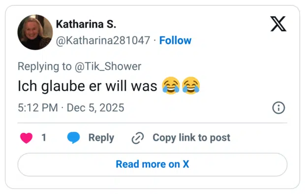 Ich glaube er will was 😂😂