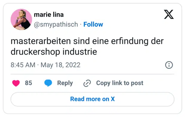 masterarbeiten sind eine erfindung der druckershop industrie