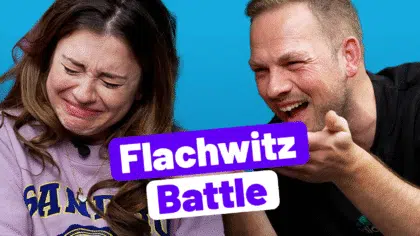 Flachwitz-Battle (16): Wer bricht zuerst? Lennard vs. Luzie