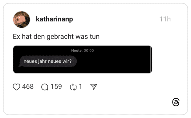 Ex hat den gebracht was tun neues jahr neues wir?