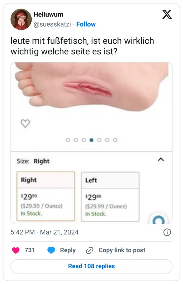 leute mit fußfetisch, ist euch wirklich wichtig welche seite es ist?