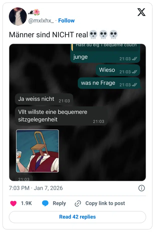 Männer sind NICHT real💀💀💀