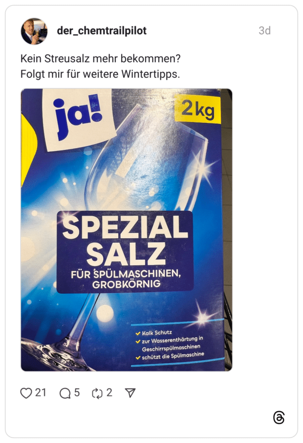 Kein Streusalz mehr bekommen? Folgt mir für weitere Wintertipps.