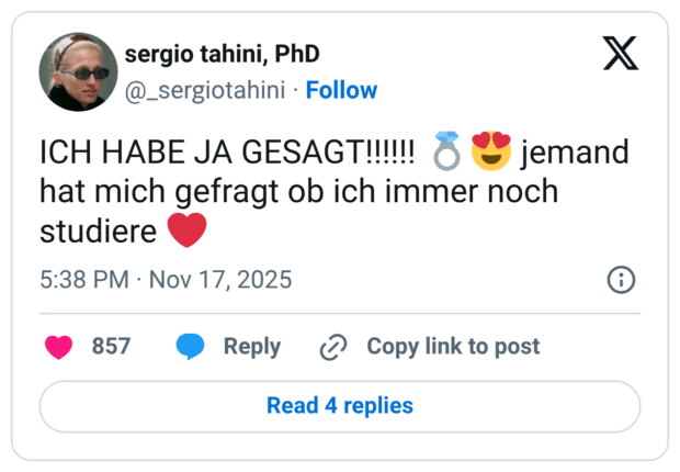 ICH HABE JA GESAGT!!!!!! 💍😍 jemand hat mich gefragt ob ich immer noch studiere ❤️