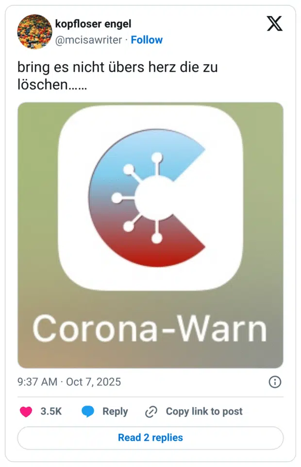 bring es nicht übers herz die zu löschen……
