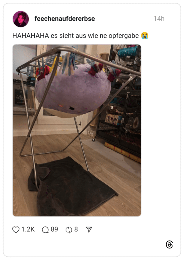 НАНАНАНА es sieht aus wie ne opfergabe