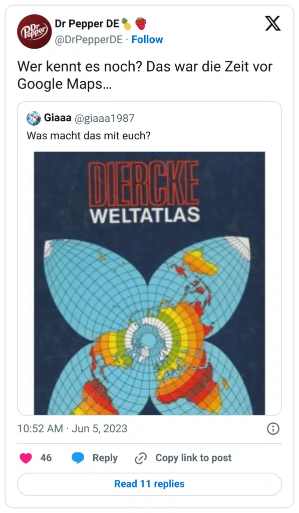 Wer kennt es noch? Das war die Zeit vor Google Maps…