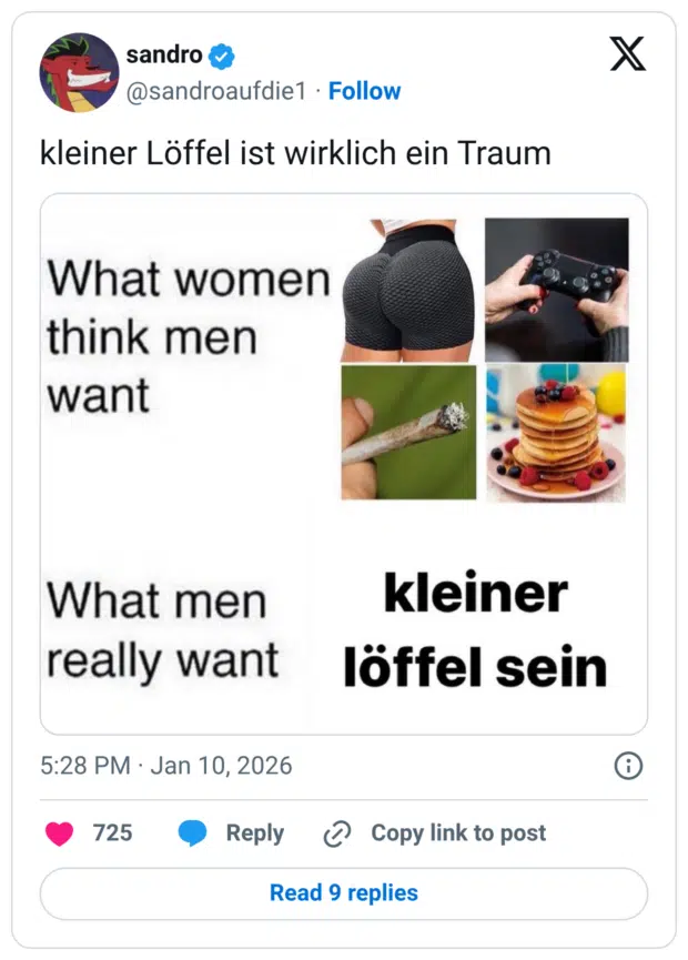 kleiner Löffel ist wirklich ein Traum