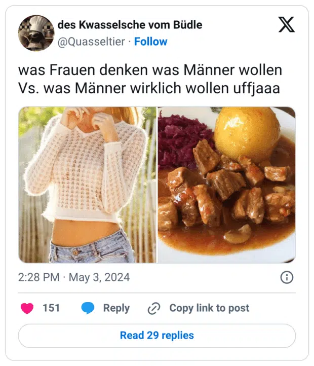 was Frauen denken was Männer wollen Vs. was Männer wirklich wollen uffjaaa