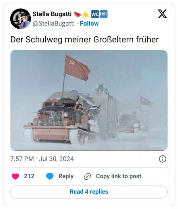 Der Schulweg meiner Großeltern früher